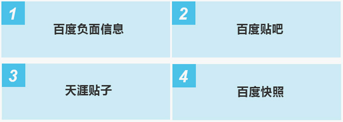 百度貼吧 負面消息seo擠壓的對象